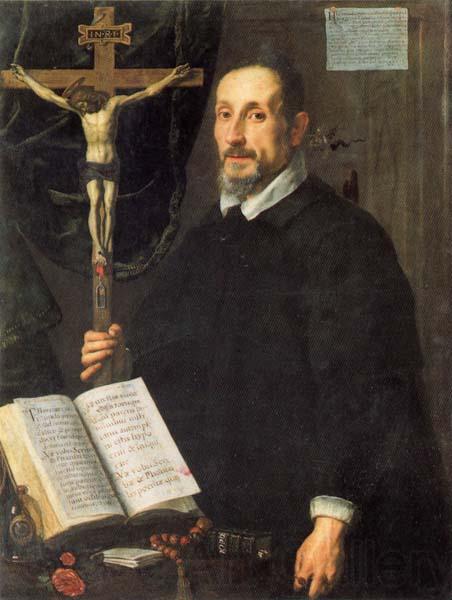 Justus Suttermans Portrait of Canon Pandolfo Ricasoli Spain oil painting art